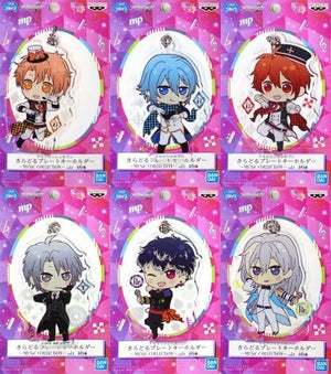 All 6Types Set KiraDol Plate Keychain MUSiC COLLECTiON Vol.1 Idolish7 Key Ring [USED]