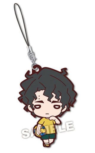 Kiyomi Sakusa Haikyu!! Nitotan All Japan Youth Training Camp Rubber Mascot Key Ring [USED]