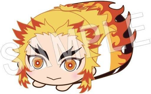 Kyojuro Rengoku Demon Slayer: Kimetsu no Yaiba Mamekororin Plush Mascot Hashira Ver. Key Ring [USED]