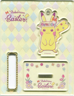 Pikachu Pokemon Acrylic Charm Collection with Stand Pokemon Easter Pokemon Pokemon Center Limited Key Ring  [USED]