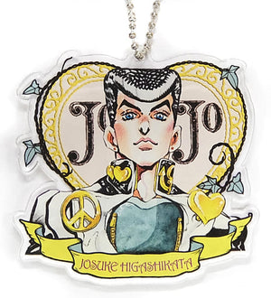 Josuke Higashikata JoJo's Bizarre Adventure Acrylic Key Chain Hirohiko Araki Original Art Exhibition Jojo Exhibition in Suoucho, S. City 2017 Limited Key Ring [USED]