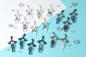 All 16 Types Set Idolish7 Cos Petit Collection Key Ring [USED]