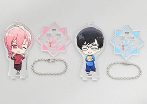 Manager Set B Chinana Ver. Acrylic Stand Keychain Idolish7 Chinana Cafe in animatecafe/SWEETS PARADISE Key Ring [USED]