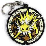 Jolteon Pokemon Pokemon Manhole Poke Lid Rubber Keychain Kagoshima Prefecture Village Vanguard Limited Key Ring  [USED]