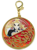 Kyojuro Rengoku Demon Slayer: Kimetsu no Yaiba Stained Glass Key Chain Jump Festa 2020 Limited Key Ring [USED]