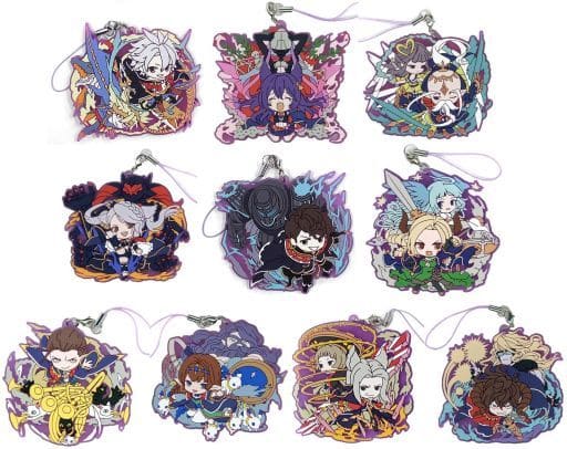 Caim, etc. GRANBLUE FANTASY Capsule Rubber Mascot Granblue Festival 2019 Ver. Granblue Fes 2019 Limited All 10 Types Set Key Ring [USED]