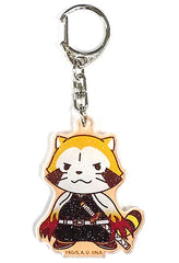 Kyojuro Rengoku Lame Demon Slayer: Kimetsu no Yaiba x Rascal Trading Acrylic Key Chains Rascal Ver. Vol.2 Key Ring [USED]
