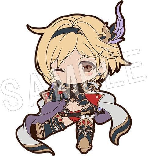Djeeta GRANBLUE FANTASY Petanko Trading Rubber Strap Vol.4 Key Ring [USED]