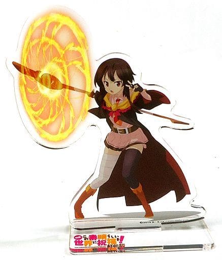 Megumin KonoSuba: God's Blessing on This Wonderful World!: Legend of Crimson Acrylic Stand Sofmap & Animega Limited Set Blu-ray Bundled Benefits Acrylic Stand [USED]