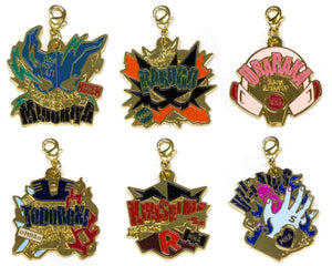 All 6 Types Set Motif Metal Charm Ichiban Kuji My Hero Academia -After The Fight- J Award Key Ring [USED]