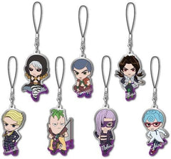 Prosciutto, etc. JoJo's Bizarre Adventure: Golden Wind Metal Charm Strap Vol.2 All 7 Types Set Key Ring [USED]