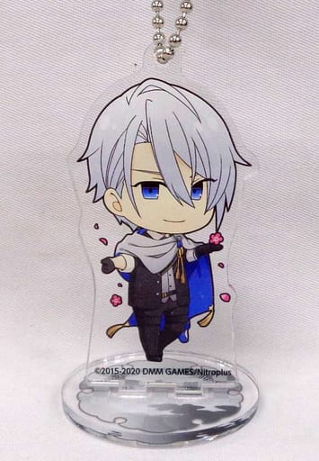 Yamanbagiri Chougi Touken Ranbu ONLINE Trading Acrylic Stand Key Chain Banquet Part 2 Ver.A Group animatecafe Banquet Part 2 Limited Key Ring [USED]