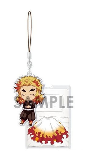 Kyojuro Rengoku Demon Slayer: Kimetsu no Yaiba Good Night Acrylic Strap Part 2 Key Ring [USED]