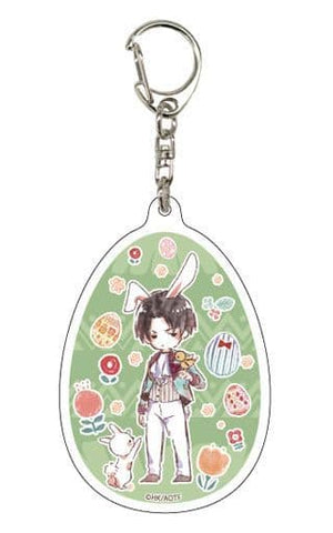 Levi Ackerman Attack on Titan Graph Art Design Easter Ver. Acrylic Keychain 04 Key Ring [USED]