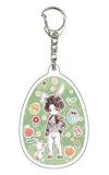 Levi Ackerman Attack on Titan Graph Art Design Easter Ver. Acrylic Keychain 04 Key Ring [USED]