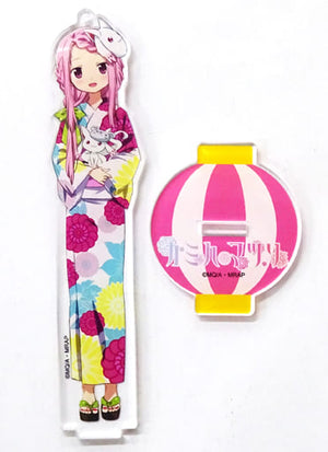 Iroha Tamaki Magia Record Puella Magi Madoka Magica Side Story Newly Drawn Illustration Acrylic Mascot Special Event Kamiha Matsuri Limited Key Ring [USED]