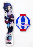 Nanami Yachiyo Magia Record Puella Magi Madoka Magica Side Story Newly Drawn Illustration Acrylic Mascot Special Event Kamiha Matsuri Limited Key Ring [USED]