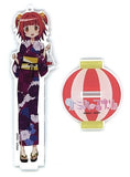 Kaede Akino Magia Record Puella Magi Madoka Magica Side Story Newly Drawn Illustration Acrylic Mascot Special Event Kamiha Matsuri Limited Key Ring [USED]