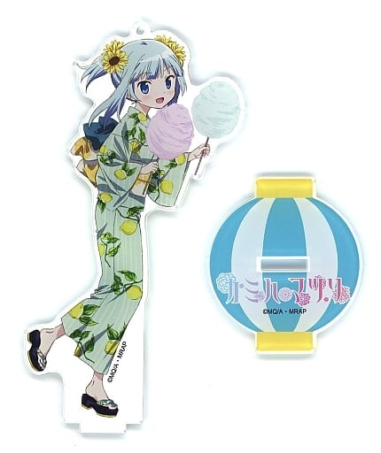 Rena Minami Magia Record Puella Magi Madoka Magica Side Story Newly Drawn Illustration Acrylic Mascot Special Event Kamiha Matsuri Limited Key Ring [USED]