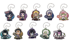 Kyojuro Rengoku, etc. Demon Slayer: Kimetsu no Yaiba Pita! Deformed Acrylic Key Chain Vol.4 All 10 Types Set Key Ring [USED]