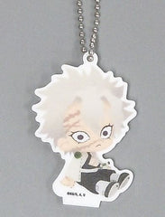Sanemi Shinazugawa Demon Slayer: Kimetsu no Yaiba Mini Character Acrylic Key Chain Collabo Cafe Honpo Labo Limited Key Ring [USED]