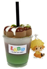 Zenitsu Agatsuma Demon Slayer: Kimetsu no Yaiba Mokkyun Up with Mini Character Charm Collabo Cafe Honpo Labo Limited Key Ring [USED]