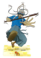 Gintoki Sakata Gintama Acrylic Stand Key Chain Edo Wonderland Nikko Edomura Gintama Wonderland Great Event at The Oedo Athletic Competition!? Limited Key Ring [USED]