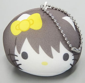 Kotarou Katsura Gintama X Sanrio Characters Omanjuu Niginigi Mascot Key Ring [USED]