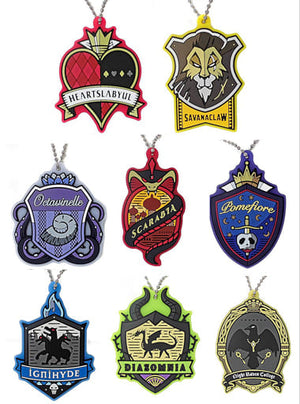 All 8 Types Set Disney: Twisted-Wonderland Rubber Keychain Collection Key Ring [USED]