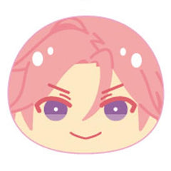 Kohaku Oukawa Ensemble Stars!! Omanjuu Niginigi Mascot Next 3 Key Ring [USED]