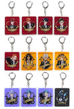 All 12 Types Set Disney: Twisted-Wonderland Blind Acrylic Keychain Collection School Uniform A Key Ring [USED]