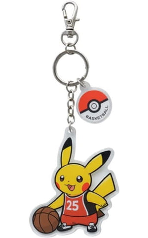 Pikachu Basketball Acrylic Keychain Pokemon SPORTS Pokemon Pokemon Center Limited Key Ring  [USED]