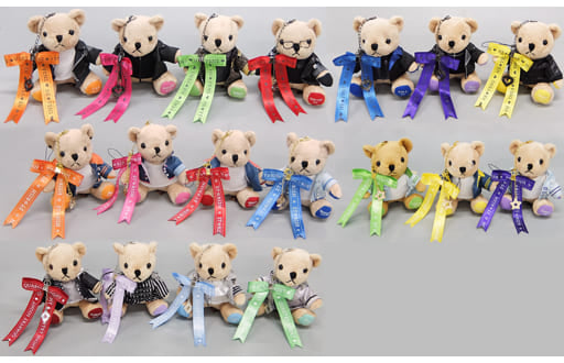 Otoya Ittoki, etc. Uta no Prince Sama Mini Bear Pri Strap All-Star Shop Lot 2020 Ver. Limited Prize A All 18 Types Set Key Ring [USED]