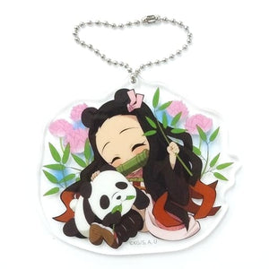 Nezuko Kamado Demon Slayer: Kimetsu no Yaiba Local SD Acrylic Charm Total Concentration Exhibition Tokyo Venue Limited Charm [USED]