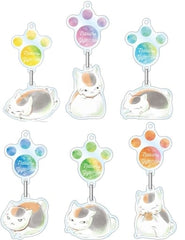 Nyanko-sensei Natsume's Book of Friends Ani-Art Trading Swaying Acrylic Key Chain All 6 Types Set Key Ring [USED]