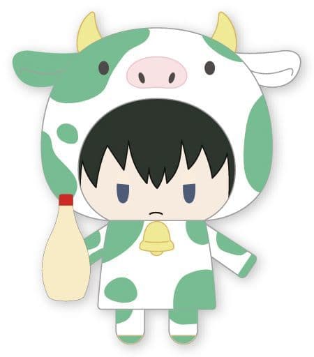 Toushirou Hijikata Gintama The Movie Puppela Finger Mascot Collection Oriental Zodiac Sign Ox Ver. Key Ring [USED]