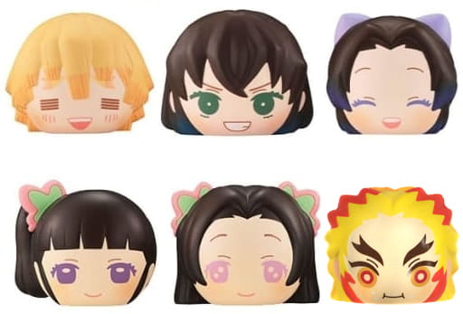 Kanao Tsuyuri, etc. Demon Slayer: Kimetsu no Yaiba Fluffy Squeeze Bread Part 5 All 6 Types Set Other-Goods [USED]