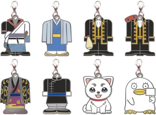 Gintoki Sakata, etc. Gintama Trading Metal Charms All 8 Types Set Charm [USED]