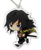 Giyu Tomiokau Demon Slayer Kimetsu no Yaiba the Movie Mugen Train Trading Acrylic Key Chains Sunshine Sakae Limited Key Ring [USED]