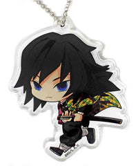 Giyu Tomiokau Demon Slayer Kimetsu no Yaiba the Movie Mugen Train Trading Acrylic Key Chains Sunshine Sakae Limited Key Ring [USED]