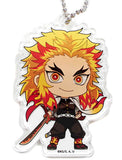 Kyojuro Rengoku Demon Slayer Kimetsu no Yaiba the Movie Mugen Train Trading Acrylic Key Chains Sunshine Sakae Limited Key Ring [USED]