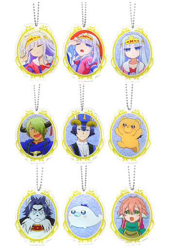 Princess Syaris, etc. Maoujou de Oyasumi Trading Acrylic Key Chains All 9 Types Set Key Ring [USED]