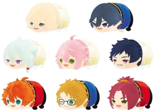 Hokuto Hidaka, etc. Ensemble Stars!! Mochimochi Mascot Vol.1 All 8 Types Set Key Ring [USED]