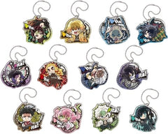 Zenitsu Agatsuma, etc. Demon Slayer: Kimetsu no Yaiba Pita! Deformed Acrylic Key Chain Vol.5 All 12 Types Set Key Ring [USED]