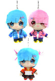 All 3 Types Set Plush Mascot vol.3 Re:Zero - Starting Life in Another World Key Ring [USED]