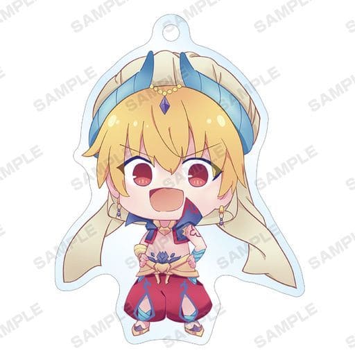 Gilgamesh Fate/Grand Order - Absolute Demonic Front: Babylonia Trading Chibi Chara Acrylic Key Chain Key Ring [USED]