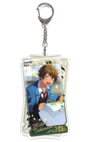 Midori Takamine Ensemble Stars! Double-Sided Acrylic Key Chain A Ver.2 China Limited Key Ring [USED]