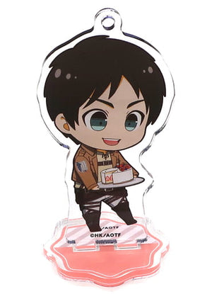 Ellen Yeager Attack on Titan The Final Season Trading Acrylic Stand Keychain Group A animate cafe Limited Key Ring [USED]