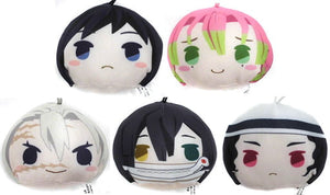 All 5 Types Set Marukko Mascot 3 Demon Slayer: Kimetsu no Yaiba Key Ring [USED]