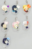 All 7 Types Set Demon Slayer Kimetsu no Yaiba Yurafuwa Random Acrylic Charm Flower ver. Vol.2 Key Ring  [USED]